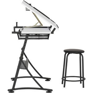 <span class=keywords><strong>Table</strong></span> <span class=keywords><strong>de</strong></span> <span class=keywords><strong>dessin</strong></span> d'ingénierie en bois, bricolage, hauteur réglable, bureau <span class=keywords><strong>de</strong></span> drapé à l'huile pour la maison, l'école - Product Image 3