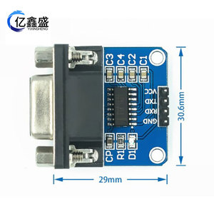 Module convertisseur série Max3232 Rs232 vers TTL avec connecteur DB9 pour projets de microcontrôleurs - Product Image 5