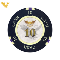 YH Poker-Chips Accessoires de poker Plaque de jeton de poker de casino en nylon