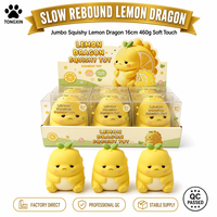 TONGXIN Kawaii Jumbo Squishies Jouet Squishy Fruit Citron Dragon Sensoriel à Rebond Lent Jouets Souples à Presser en Gros OEM Nouveau Lot 2026