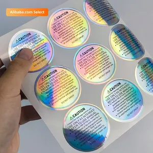 # Hologram Label Aangepaste Cirkelvormige Holografische Label Fraudebestendige Stickers Beveiliging Holo Custom Sticker Zelfklevend Hologram