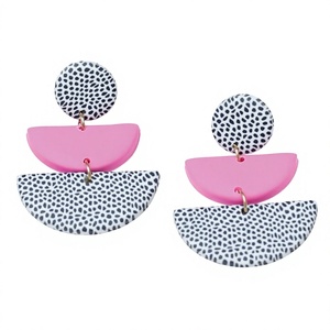 Nouvelles boucles d'oreilles en céramique artisanales pour artistes professionnels, bijoux fins de qualité, cadeau pour femmes, tendance pour mariage, fête, fiançailles - Product Image 4