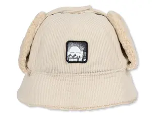 Cappello da pescatore in velluto a coste con Logo personalizzato recentemente all'aperto con paraorecchie