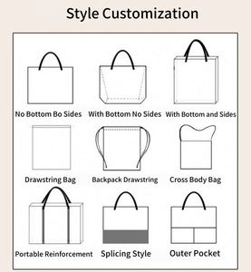 Sac en toile imprimé sur mesure, robuste et réutilisable, idéal pour les courses, le marché, les voyages et l'usage quotidien, tissu doux et durable - Product Image 5