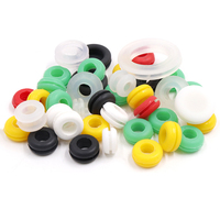 Joint de joint plat moulé en caoutchouc de silicone personnalisé Oeillet de 45mm de diamètre Oeillet simple rectangulaire NBR EPDM Neoprere Split Grommets