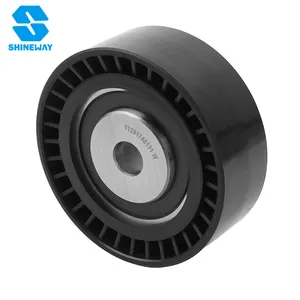 Shine Way 11281748131 Plastic Auto Car Drive Belt Idler Tensioner Pulley for BMW 3 5 7 Series Z3 E36 E38 E39 E46 E53 E60 E61