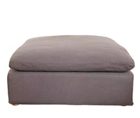 Canapé modulable extensible moderne Runxi, ensemble de canapés-lits en cuir et tissu, couleur personnalisable, pour salon, villa, parc, style contemporain