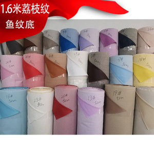 หนังสังเคราะห์ PVC กว้าง 1.6 เมตร ลายเกล็ดปลา สำหรับทำกระเป๋าถือ กระเป๋าสะพาย กันน้ำ ด้านหลังบุด้วยไมโครไฟเบอร์ - Product Image 1