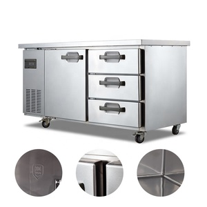 Réfrigérateur à boissons sur mesure 200 litres, congélateur intégré, avec tiroirs, bon marché - Product Image 3