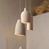 Oriental Esthétique Wabi Sabi Lampe Wabi Sabi Lumière Lampe Lustre pour Cuisine Îlot Éclairage Pendentif Wabi Sabi Suspension