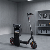 Katlanabilir Çelik Gövdeli Elektrikli Scooter Yükseltilmiş Koltuk Su Geçirmez Saklama Çantası Lityum Pil 350W Uygulama Kontrolü Yetişkin Şehir İçi Günlük Kullanım