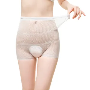 Culotte en maille jetable pour femme sous-vêtement d'incontinence culotte de maternité sous-vêtement périodique