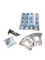 Accessoires aérospatiaux et pour drones usinés CNC 5 axes à haute tolérance, support de moteur de drone personnalisé, support de caméra, prototypage rapide