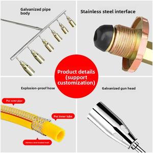 Pistolet de désinfection à flamme - Pistolet pulvérisateur multi-têtes à gaz liquéfié haute température pour équipement de désinfection des porcheries agricoles - Product Image 4
