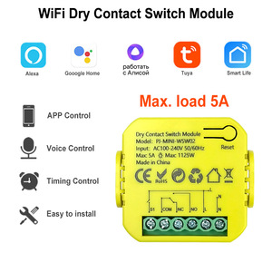 Relais de contact sec WiFi compatible Tuya SPDT 12V 24V, Module de relais de contact sec intelligent DC K761 - Product Image 2