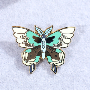 الشركة المصنعة في الصين هدايا ترويجية مخصصة دبوس طية صدر السترة الفراشات دبابيس المينا الصلبة دبابيس المينا المخصصة - Product Image 4