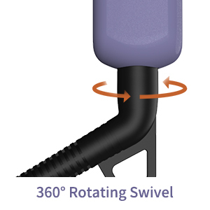 Plancha de Pelo Profesional de Titanio y Turmalina con Iones, 450 Fahrenheit, para Cabello Húmedo/Seco, con Función de Vapor, para Uso Doméstico - Product Image 6