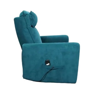 Poltrona a <span class=keywords><strong>Dondolo</strong></span> in Velluto, Set Divano in Tessuto, Piccole Poltrone Reclinabili Elettroniche - Product Image 6