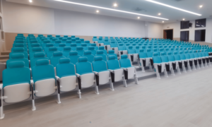 Chaise d'école moderne en acier pour auditorium, multifonctionnelle, pliable et empilable, pour salle de classe, conférence, escalier, <span class=keywords><strong>cinéma</strong></span> - Product Image 4