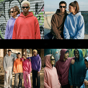 <span class=keywords><strong>Felpa</strong></span> con Cappuccio Multicolore da <span class=keywords><strong>Uomo</strong></span>, Stile <span class=keywords><strong>Oversize</strong></span>, Effetto Lavaggio Acido, Personalizzabile, Alta Qualità, Design Vintage - Product Image 3