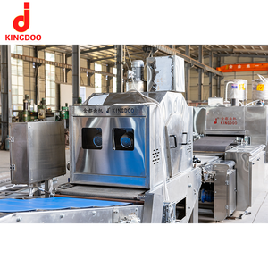 Línea de Producción de Galletas Tipo Sándwich de <span class=keywords><strong>Soda</strong></span> Dura, Totalmente Automática, de Acero Inoxidable, de Alto Rendimiento, de 200-1700 Kg/h, para Fábricas de Galletas - Product Image 3