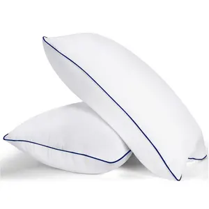 Hotel Quality Pillows Custom Pillow White Hotel Microfiber Filling Pillow