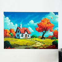 Impresora de pared de tinta UV Vertical automática, máquina portátil para colorear de pared para la industria publicitaria del hogar, máquina de impresión de pintura 3D