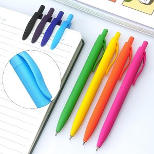 Promotion <b>Customised</b> Soft Feeling Rubber Painting Plastic Ballpoint <b>Pens</b> Novelty Banner Feather Logo Printing Gift Made China - Product Image 3