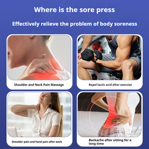 Mini pistola de masaje inalámbrica portátil, nueva tendencia, herramienta de percusión de tejido profundo de mano para masaje corporal y de cabeza - Product Image 5