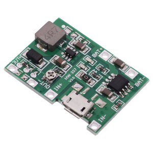 NOUVEAU Chargeur de batterie Lithium Li-ion <span class=keywords><strong>18650</strong></span> 3.7V 4.2V, module élévateur DC-DC TP4056, kit DIY pour Arduino - Product Image 4