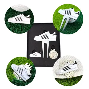 Figure Design Wholesale Cute Custom magnetic golf ball marker Miniature enamel Balls Markers Golf