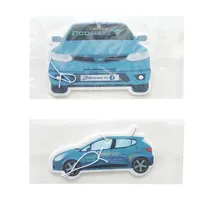 Désodorisant pour voiture en forme de tranches, type solide, parfum longue durée, aromathérapie, élimination des odeurs, décoration suspendue en papier