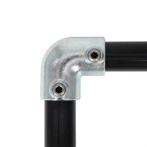 Colliers de serrage pour tuyaux de 1 pouce <span class=keywords><strong>125</strong></span> 2 voies 90 degrés, zingués, moyenne résistance, pour garde-corps de sécurité - Product Image 5