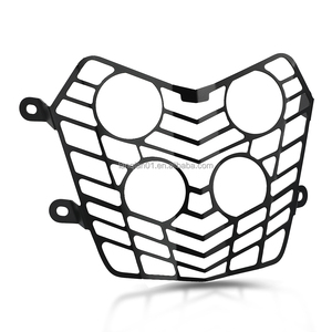 Accessoires de moto adaptés à <span class=keywords><strong>Yamaha</strong></span> TENERE700 <span class=keywords><strong>T700</strong></span> XTZ700 Filet de protection des phares en acier inoxydable modifié - Product Image 2