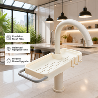 Support de Robinet Universel Menthe Moderne sur Pied pour Rangement de Robinets