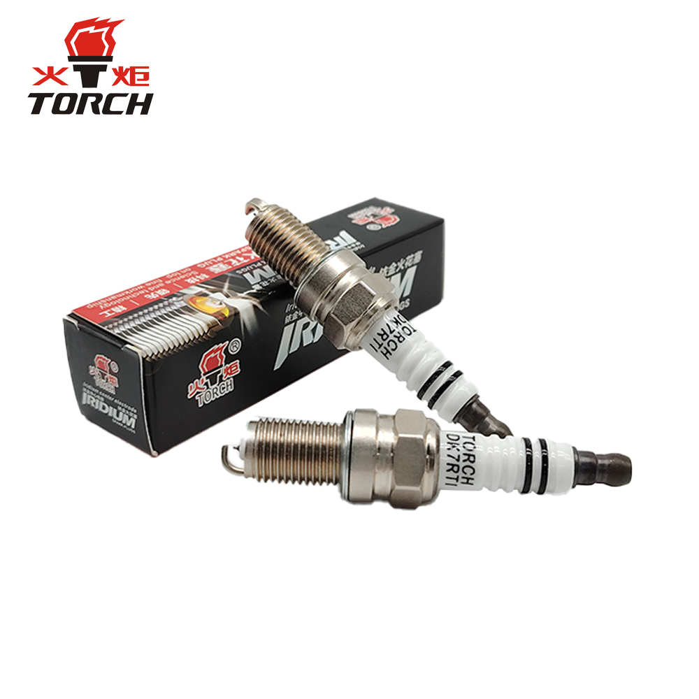 Auto Cars Motorcycle TORCH Bujia iridium Spark Plug DK7RT1 for 2013-2015 Chevy Spark 2014-2017 Fiat 500 IKR7H8