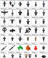 Clips de carrosserie en plastique pour voiture Clip pour pare-chocs et attache pour panneau de garniture de porte Clip de retenue pour voiture