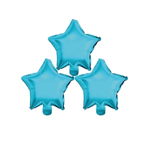 3 spessi argento stella 10in lamina palloncini elio compatibile per feste di laurea festa della mamma di natale capodanno cinese - Product Image 6