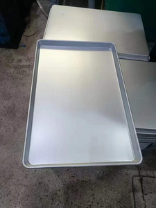 <span class=keywords><strong>Plaque</strong></span> <span class=keywords><strong>de</strong></span> <span class=keywords><strong>cuisson</strong></span> en aluminium <span class=keywords><strong>de</strong></span> 18 x 26 pouces, épaisseur <span class=keywords><strong>de</strong></span> fil <span class=keywords><strong>de</strong></span> calibre 19, avec rebord, <span class=keywords><strong>pour</strong></span> pâtisserie, personnalisable, <span class=keywords><strong>pour</strong></span> <span class=keywords><strong>four</strong></span> <span class=keywords><strong>de</strong></span> boulangerie - Product Image 3