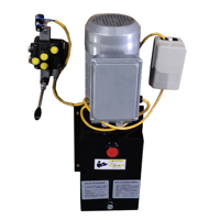 Unité hydraulique manuelle à 1 bobine en fonte AC 220V/380V RUNGONG avec contrôle de vitesse pour table élévatrice et élévateur de marchandises