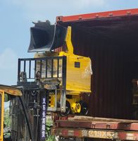 Pelle pneumatique ZQ-12 pour le déblaiement souterrain, chargeuse de roches, machine de mine avec godet de 0,12 m³ pour le tunnelage et les tunnels étroits