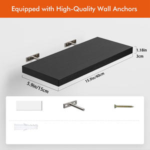 Étagères murales en panneaux de fibres de densité moyenne, étagères de présentation, étagères décoratives et étagères murales suspendues - Product Image 5