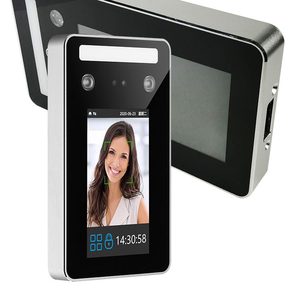 Terminal de contrôle d'accès dynamique à reconnaissance faciale IA, étanche IP65, machine de pointage des présences, identification simultanée de 5 personnes - Product Image 1