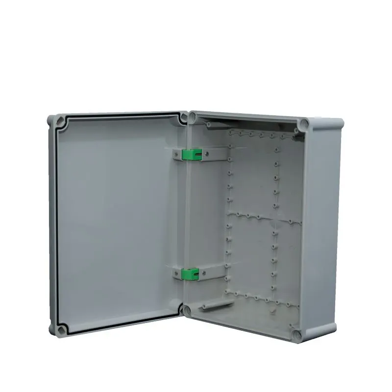 HTBOX kotak sambungan kabel elektrik plastik Ip68, kotak sirkuit penutup transparan Pc Abs tahan air