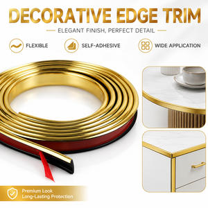 <span class=keywords><strong>Bande</strong></span> de garniture décorative en PVC en forme de U, chromée, dorée et argentée, pour canapé, en gros, <span class=keywords><strong>3M</strong></span> - Product Image 1