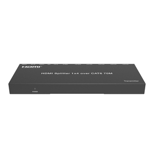 4K30Hz <span class=keywords><strong>1</strong></span> مدخل <span class=keywords><strong>HDMI</strong></span> <span class=keywords><strong>1</strong></span> خرج حلقة <span class=keywords><strong>HDMI</strong></span> و 4 مخرجات القط 70 متر في 1080P60Hz عبر كابل CAT6 واحد - Product Image 1