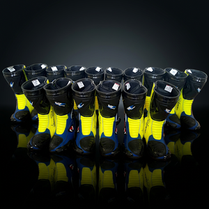 Botas de Carreras de Cuero Personalizadas Más Vendidas, Botas de Carreras Profesionales, Zapatos de Conducción Resistentes al Fuego, Botas de Seguridad para Deportes de Motor - Product Image 6