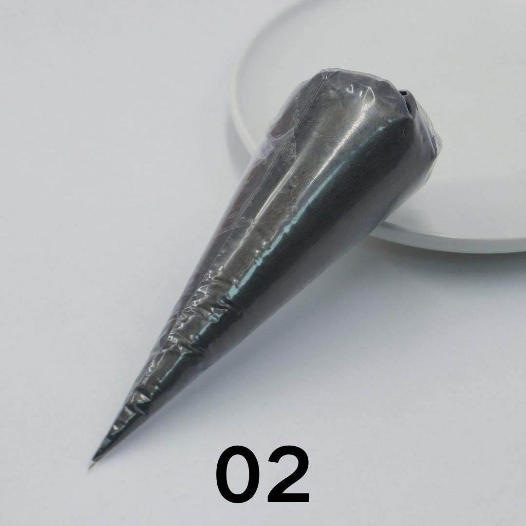 100g pearlescent glue-black#02