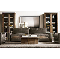 Table personnalisée de luxe Meubles de récupération fabriqués à la main Tables basses uniques en planches de chêne blanc