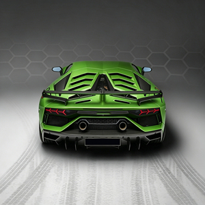 Pièces automobiles en fibre de carbone sèche de couleur personnalisée, mise à niveau de style SVI, pare-chocs arrière en carbone sec pour <span class=keywords><strong>Lamborghini</strong></span> LP700/LP720 - Product Image 6